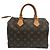Louis Vuitton Speedy 25 Monogram Handbag Brown White - view 2