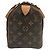 Louis Vuitton Speedy 25 Monogram Handbag Brown White - view 3