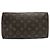 Louis Vuitton Speedy 25 Monogram Handbag Brown White - view 5