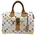 Sac à main Louis Vuitton Speedy 30 Multicolor Blanc Multicolore Monogramme