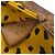 Sac cabas Louis Vuitton Neverfull MM Marron Jaune Monogramme - vue 16