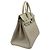 Hermès Bolsa Hermes Birkin 25 em couro Togo Cinza Cru - vista 3
