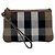 Pochette de poignet Burberry Cotton New Peyton Marron Noir Blanc
