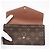 Louis Vuitton Monogram Portefeuille Sarah Long Wallet Braun Beige - Ansicht 10
