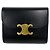 Triomphe Céline Portafoglio Tri-Fold in pelle nera Celine Nero