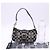 Borsa Demi Pouch COACH Canvas Signature Buckle Marrone Nero - vista 3