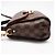 Bolsa de Ombro Louis Vuitton Damier Croisette Marrom Preto Bege Damier ebene - vista 7