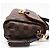 Bolsa de Ombro Louis Vuitton Damier Croisette Marrom Preto Bege Damier ebene - vista 8