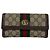 Portafoglio Continental GUCCI GG Supreme Ophidia Marrone Multicolore Beige