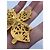 Broche Chanel CC Logo Dourado - vista 8