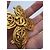 Broche Chanel CC Logo Dourado - vista 9
