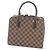 Bolso de mano Louis Vuitton Triana Damier Brown Castaño Damier ebene