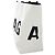 Borsa Tote Balenciaga in tela e pelle Nero Bianco sporco - vista 4