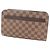 Bolso de mano Louis Vuitton Saint para hombre Castaño Damier ebene