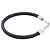 Hermès Bracciale Hermes Jumbo H Charm in pelle Swift nera Nero - vista 5
