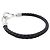 Hermès Bracciale Hermes Jumbo H Charm in pelle Swift nera Nero - vista 7