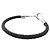 Hermès Bracciale Hermes Jumbo H Charm in pelle Swift nera Nero - vista 8