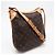Sac à épaule Louis Vuitton Monogram Odeon PM Marron Beige - vue 2