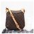 Sac à épaule Louis Vuitton Monogram Odeon PM Marron Beige - vue 3
