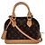 Bolsa Louis Vuitton Monogram Alma BB Marrom Bege