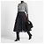 Falda maxi de encaje Dior Gris antracita - vista 4