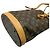 Louis Vuitton Monogram Bucket PM Tote Bag Brown - view 8