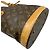 Louis Vuitton Monogram Bucket PM Tote Bag Brown - view 9