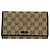 Gucci GG Canvas Langbeutel für Damen Braun Beige