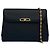 Borsa a tracolla Gucci Micro GG in raso con catena Nero