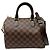 Borsa Louis Vuitton Damier Speedy 25 Bandoulière Marrone Damier ebene