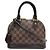 Bolso de hombro Louis Vuitton Damier Alma BB Castaño Damier ebene
