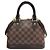 Bolso de hombro Louis Vuitton Damier Alma BB Castaño Damier ebene - vista 2