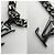 Louis Vuitton LV Initial Monogram Flower Necklace Black - view 4