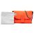 Borsa a tracolla Repeat Avenue in pelle arancione con Anagram in rilievo LOEWE - vista 7
