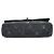 Chanel Black Medium Classic Printed Denim Double Flap Nero - vista 3