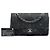 Chanel Black Medium Classic Printed Denim Double Flap Nero - vista 6