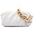 Bottega Veneta Pouch con catena in nappa bianca Bianco