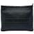 Clutch con zip Dior in pelle di vitello goffrata nera con logo