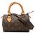 Louis Vuitton Brown Monogram Mini Speedy HL Braun