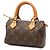 Louis Vuitton Brown Monogram Mini Speedy HL Braun - Ansicht 2