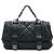 Chanel Gray Quilted Iridescent Calfskin In The Mix Messenger Flap Marrone Grigio antracite