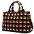 Bolsa Satchel Prada em Canapa Canvas Laranja - vista 2