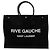 Autre Marque Saint Laurent Rive Gauche Tote Large aus Canvas Schwarz