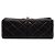Chanel Black XL CC Quilted Lambskin Square Single Flap Preto - vista 3