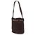 Borsa secchiello Prada in vitello marrone con cintura e gioielli - vista 2