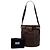 Borsa secchiello Prada in vitello marrone con cintura e gioielli - vista 5