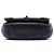 Chanel Black Mini CC Iridescent Calfskin Diamond Stitch Flap Nero - vista 3