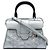 Goyard Silver Mini Goyardine Precious Metals Saigon Souple Silber