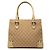 Bolso Tote Gucci Brown GG Canvas Nailhead Castaño Marrón claro