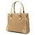Bolso Tote Gucci Brown GG Canvas Nailhead Castaño Marrón claro - vista 2